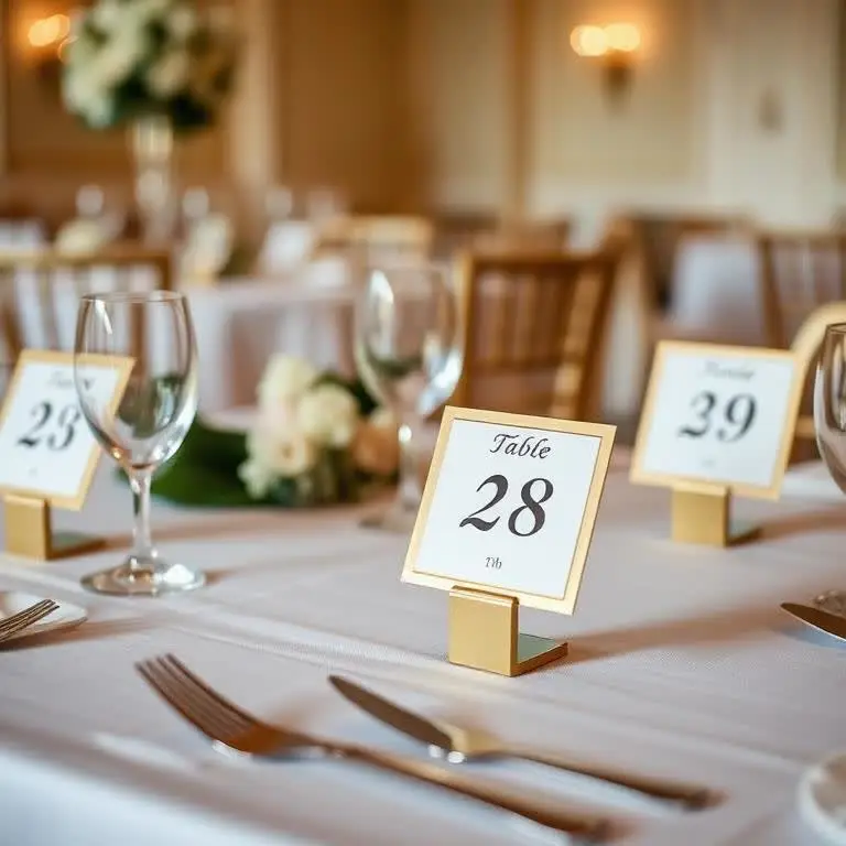 Table Numbers